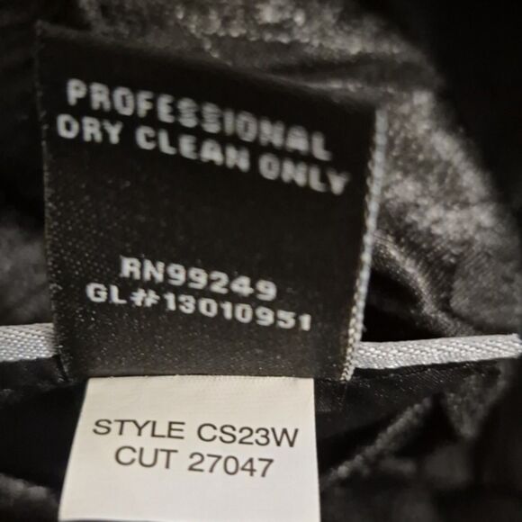 Added Dimensions for Catherines Black Floral Jacquard Skirt 4X Flowy NWT - Picture 7 of 8